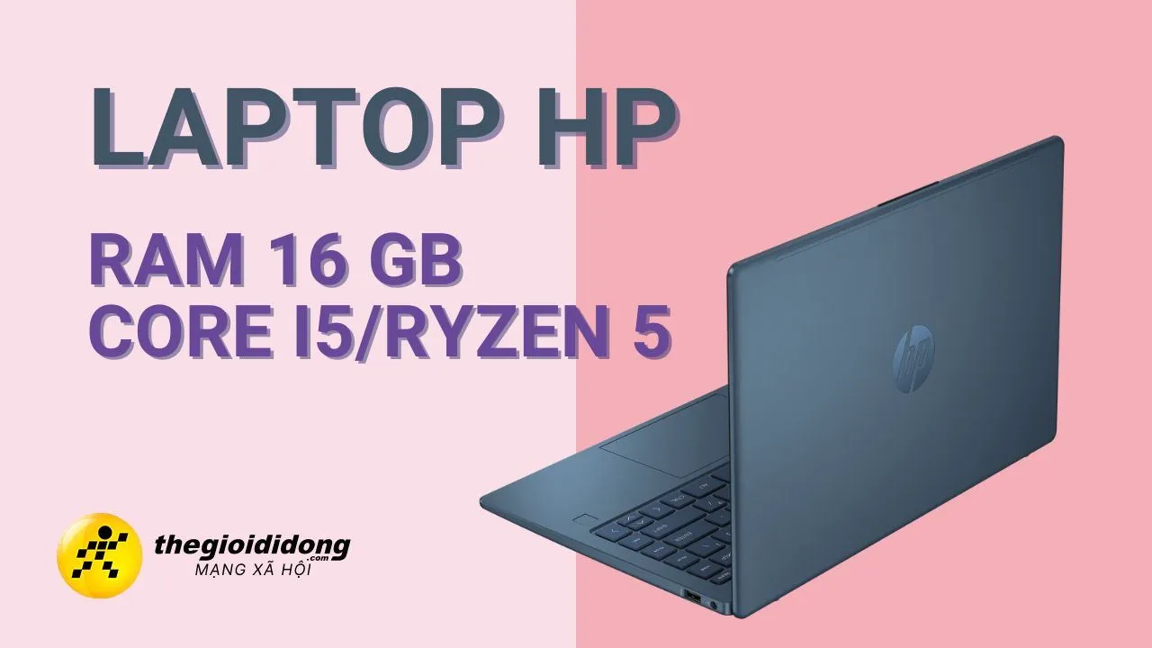 Laptop 16 GB RAM và Core i5 hoặc Ryzen 5: Đủ dùng cho mọi nhu cầu