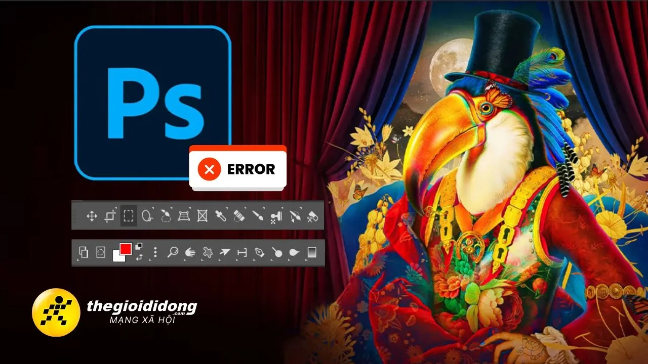3 Cách Sửa Lỗi Mất Thanh Công Cụ Trong Photoshop Hiệu Quả