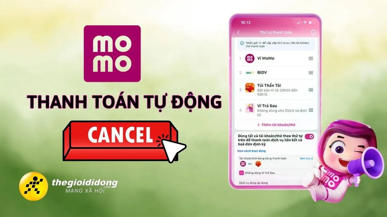 Hướng dẫn hủy thanh toán tự động trên MoMo để kiểm soát chi tiêu