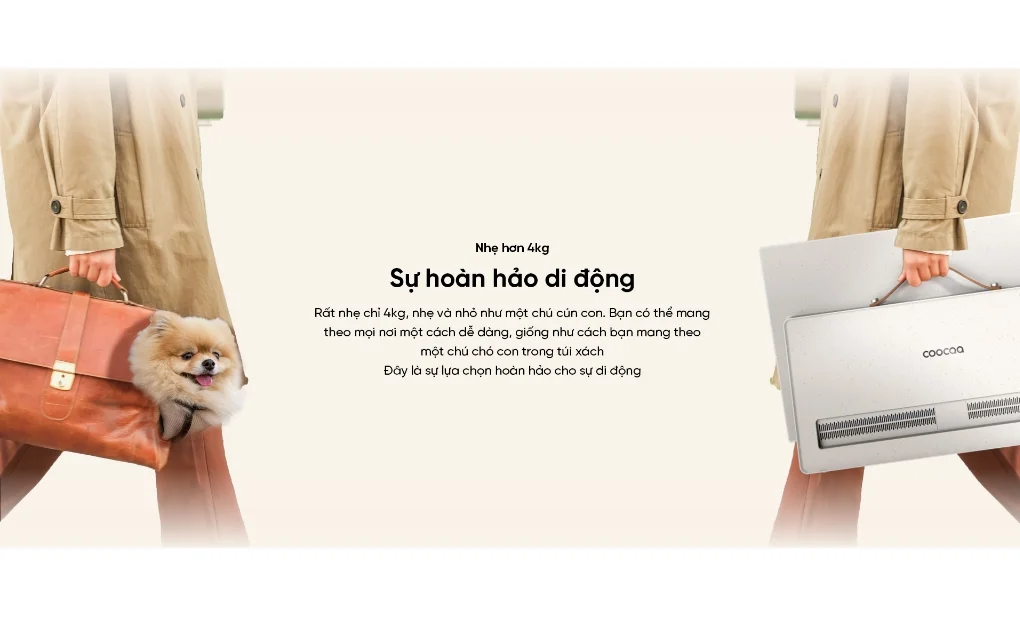 Google Tivi Xách Tay Di Động Full HD Coocaa 24 Inch 24LP6000G (Tay Cầm Da)  