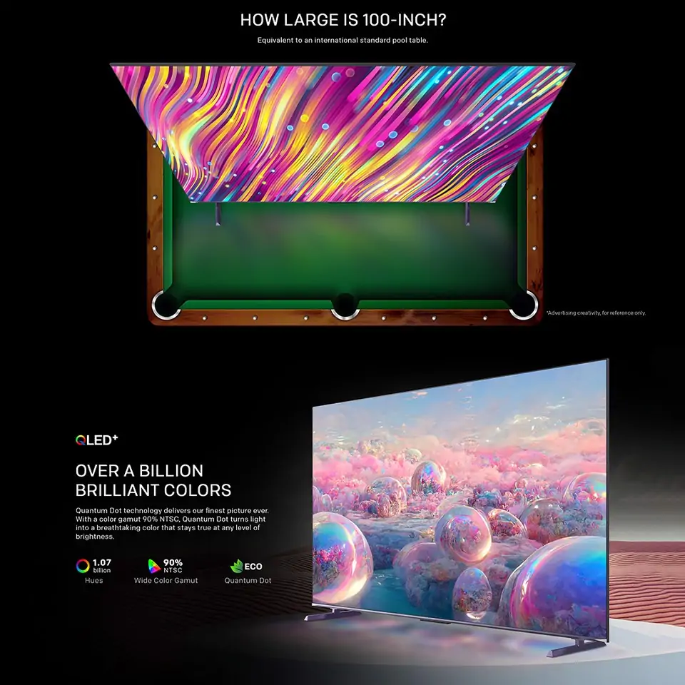 Google Tivi Coocaa QLED 4K 100 Inch 100A5D  