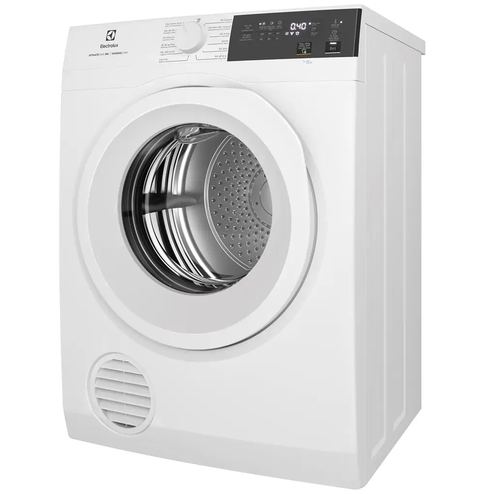 Máy Sấy Thông Hơi Electrolux 9 Kg EDV904H3WC  