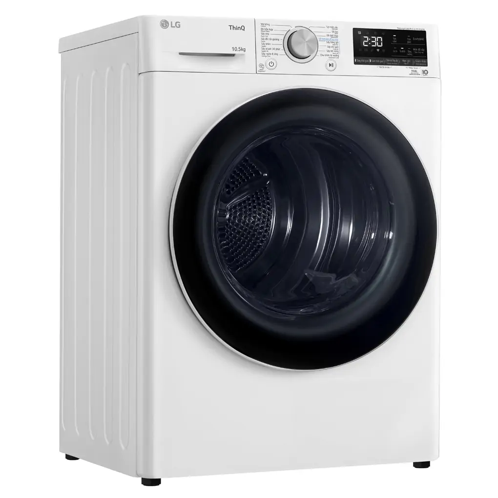 Máy Sấy Bơm Nhiệt LG Inverter 10.5 Kg DVHP50W  