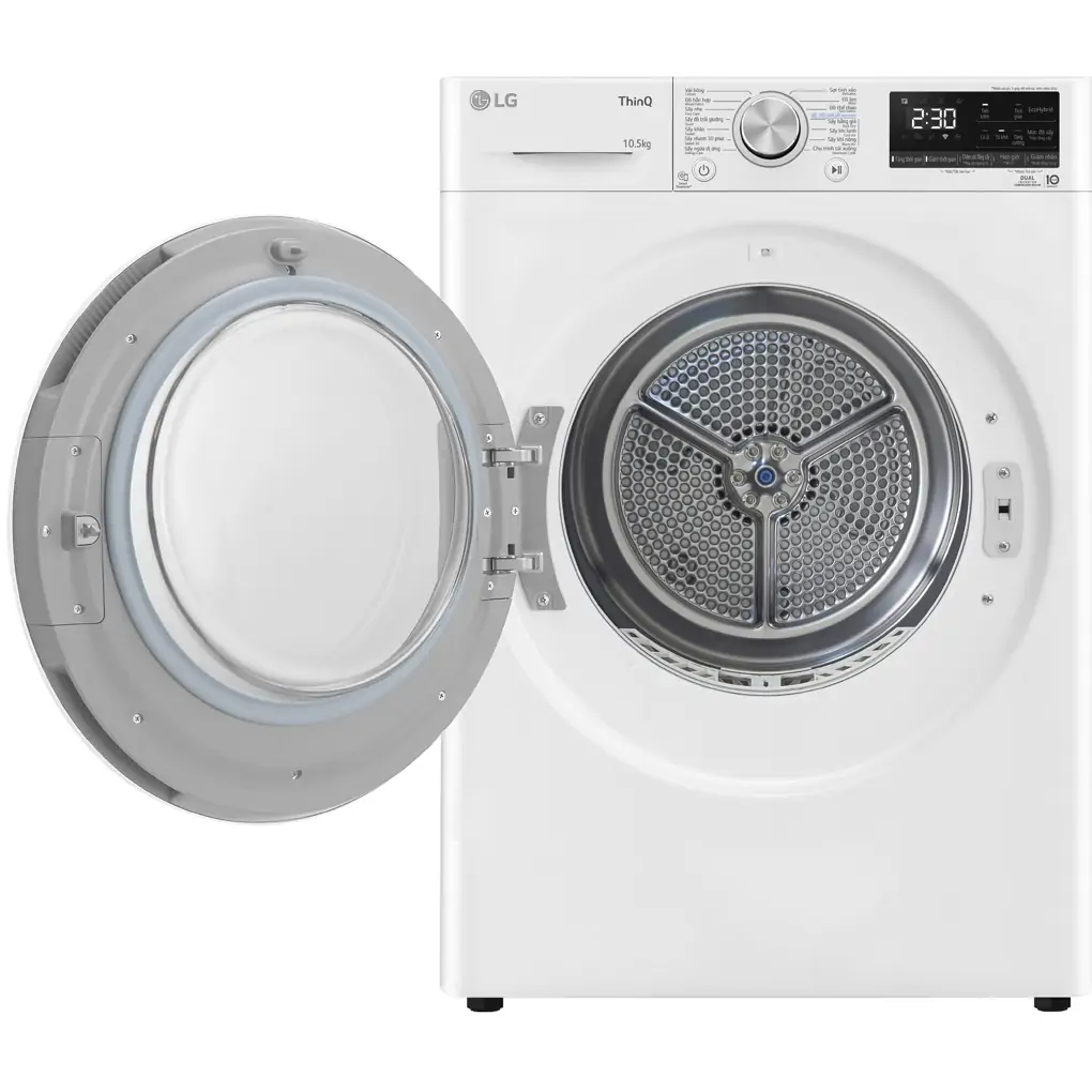 Máy Sấy Bơm Nhiệt LG Inverter 10.5 Kg DVHP50W  
