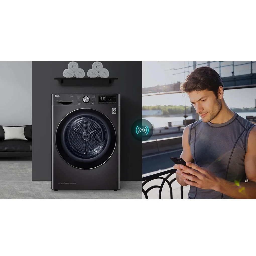 Máy Sấy Bơm Nhiệt LG Inverter 10.5 Kg DVHP50B  