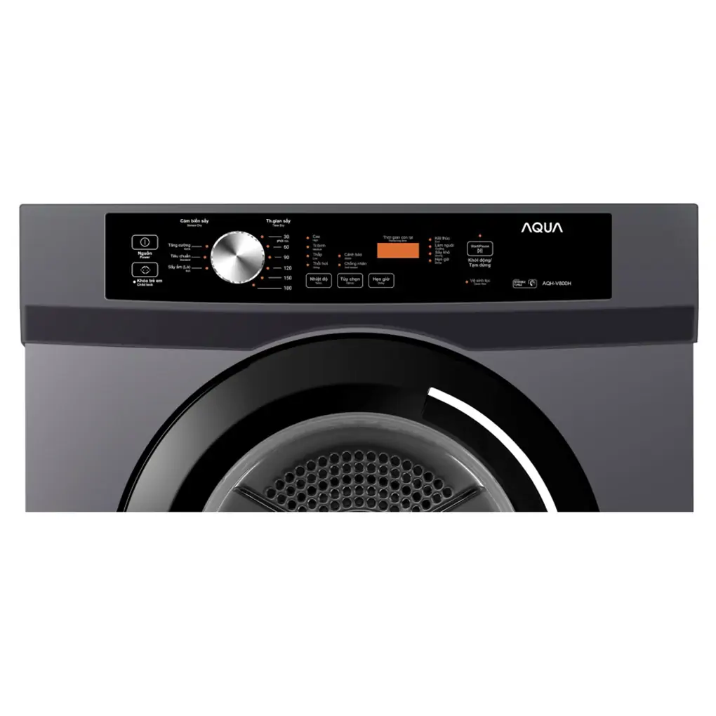 Máy Sấy Thông Hơi Aqua 8 Kg AQH-V800H.SS  