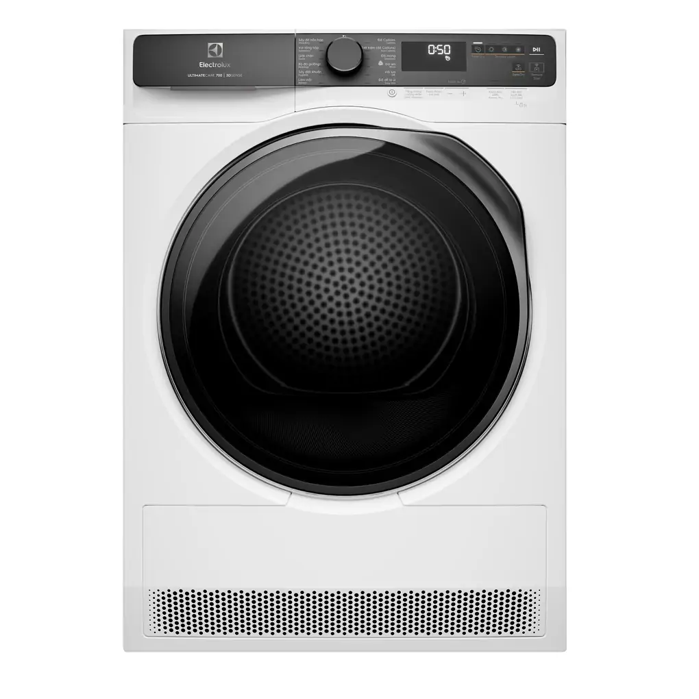 Máy Sấy Bơm Nhiệt Electrolux Inverter 9 Kg EDH903R7WC  