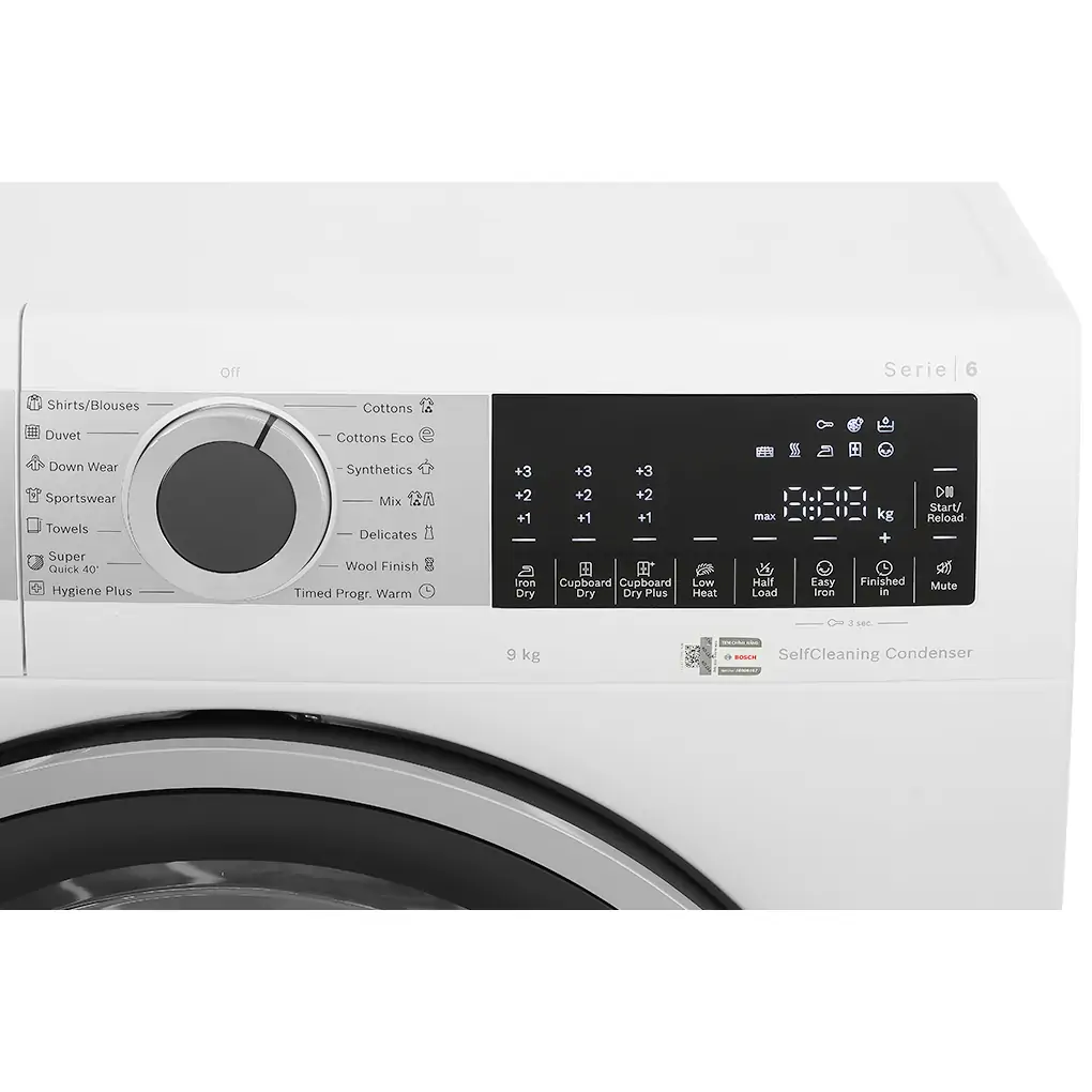Máy Sấy Bơm Nhiệt Bosch 9 Kg WQG24570SG  
