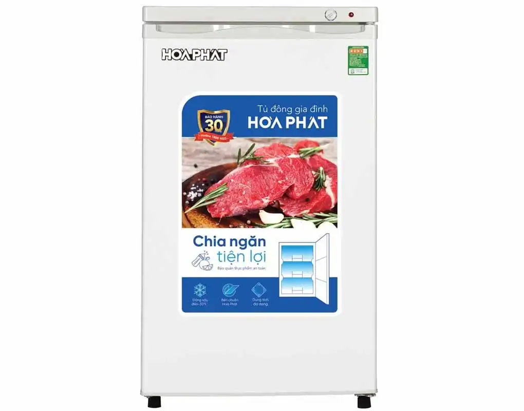 Tủ Đông Đứng Hòa Phát 106 Lít HPF UAH6106
