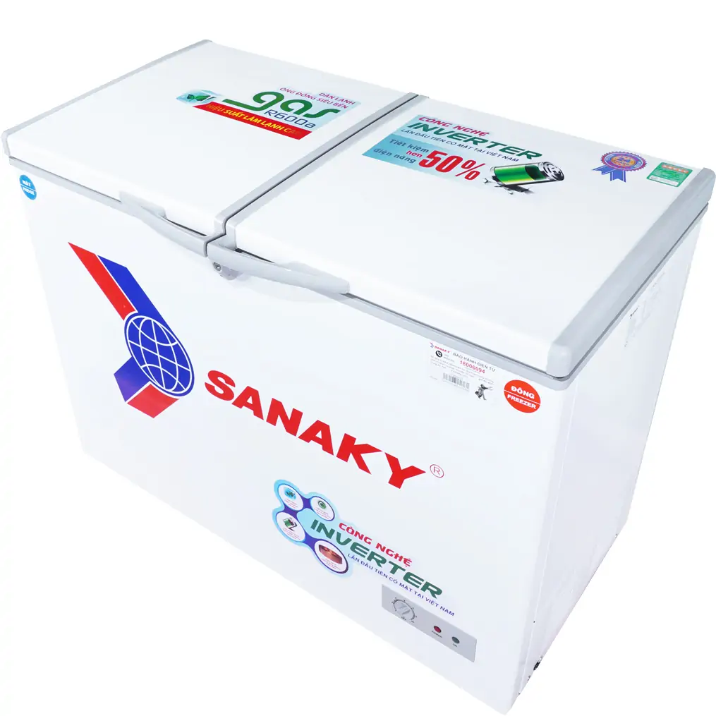 Tủ Đông Mát Sanaky Inverter 220 Lít VH-2899W3