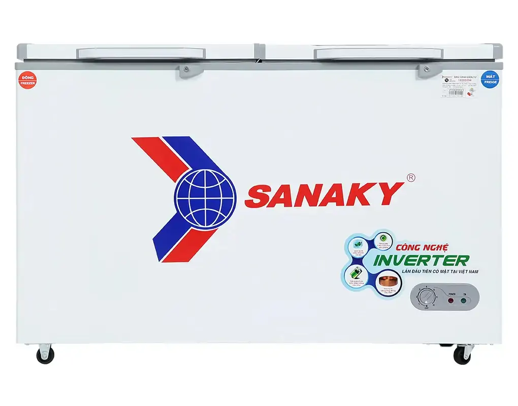 Tủ Đông Mát Sanaky Inverter 365 Lít VH-5699W3