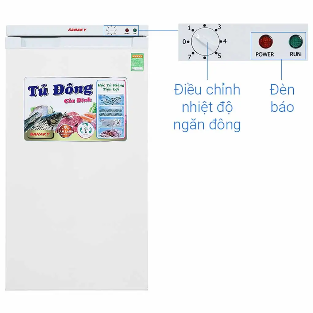 Tủ Đông Sanaky 118 Lít VH-160VD