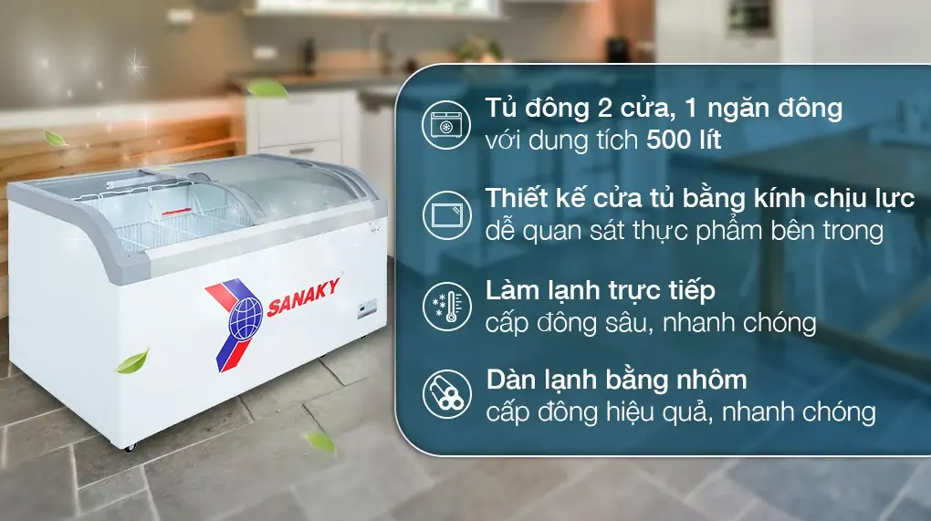 Tủ Đông Sanaky 500 Lít VH-888KA