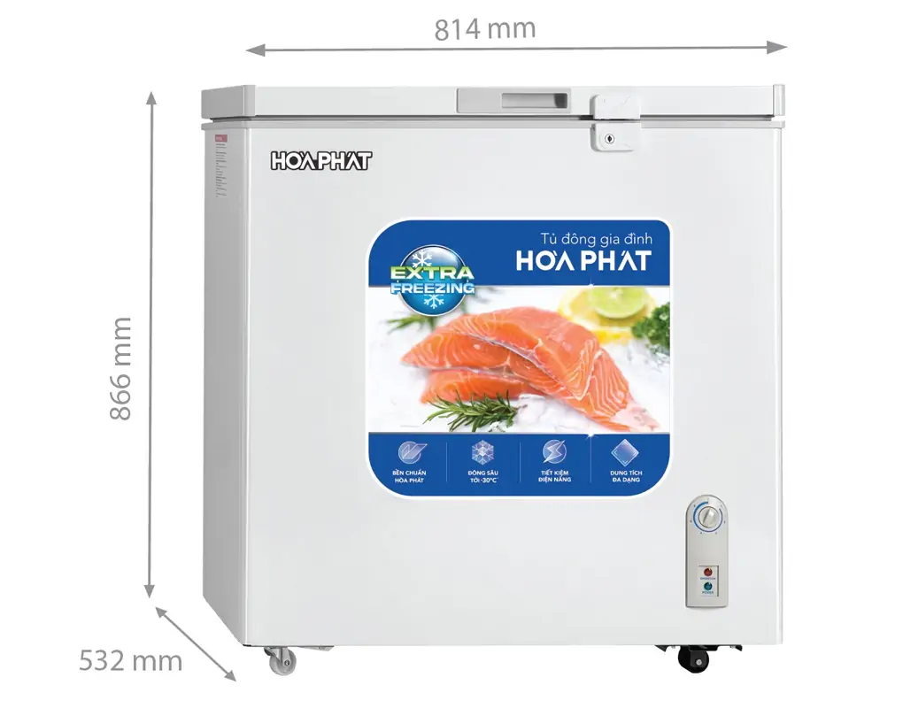 Tủ Đông Hòa Phát 162 Lít HPF AN6162