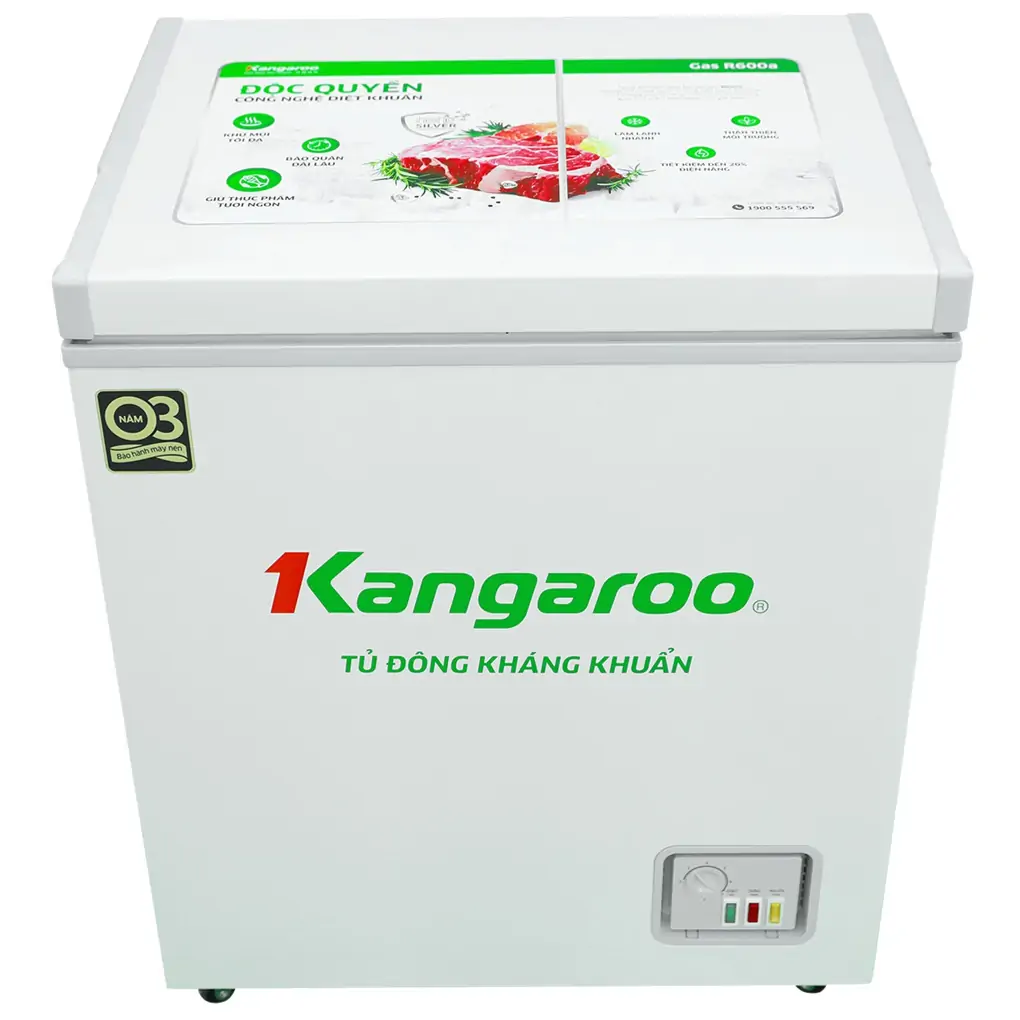 Tủ Đông Kangaroo 90 Lít KG168NC1N