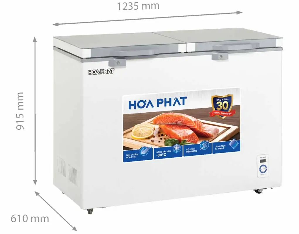 Tủ Đông Mát Hòa Phát 245 Lít HPF BD6245.T1