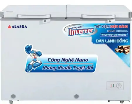 Tủ Đông Mát Alaska Inverter 210 Lít FCA-3600CI