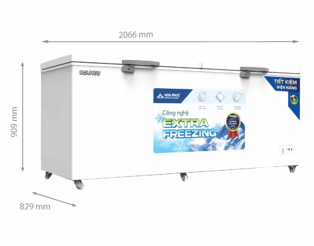 Tủ Đông Hòa Phát Inverter 783 Lít HPF AD8783