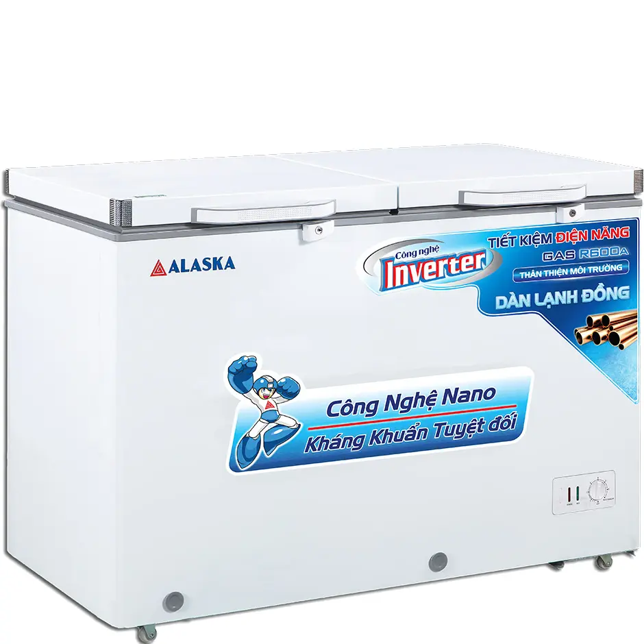Tủ Đông Mát Alaska Inverter 312 Lít BCD-5068CI