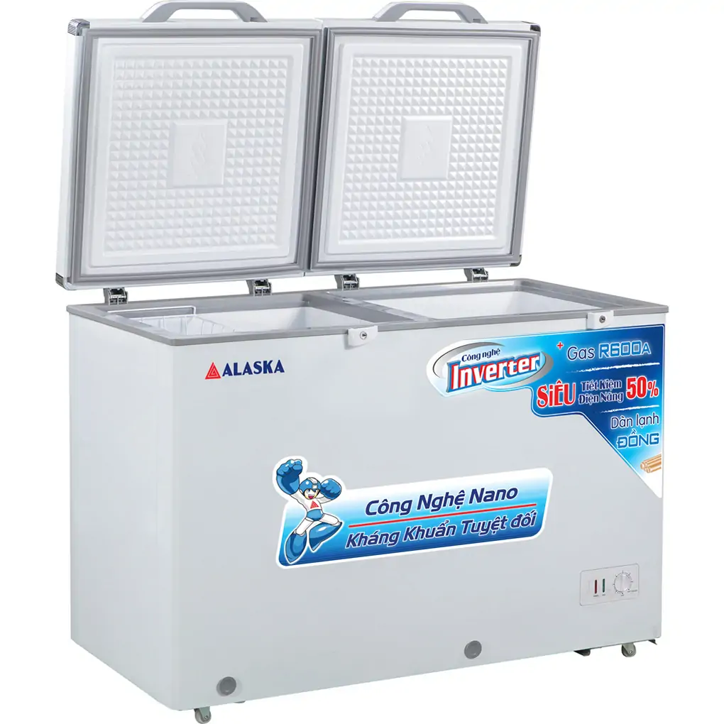 Tủ Đông Mát Alaska Inverter 267 Lít FCA-4600CI
