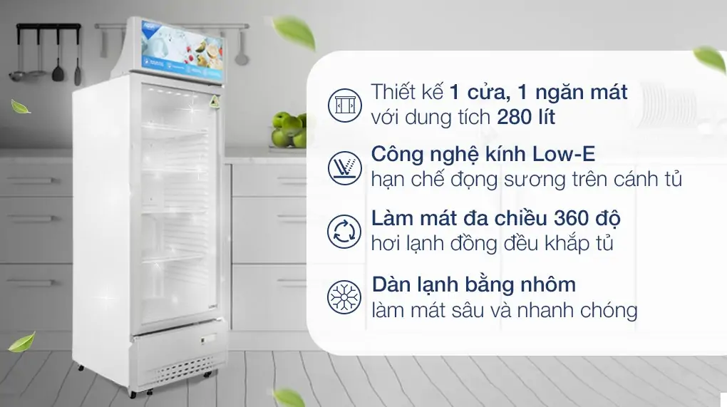Tủ Mát Aqua 300 Lít AQS-AF400S