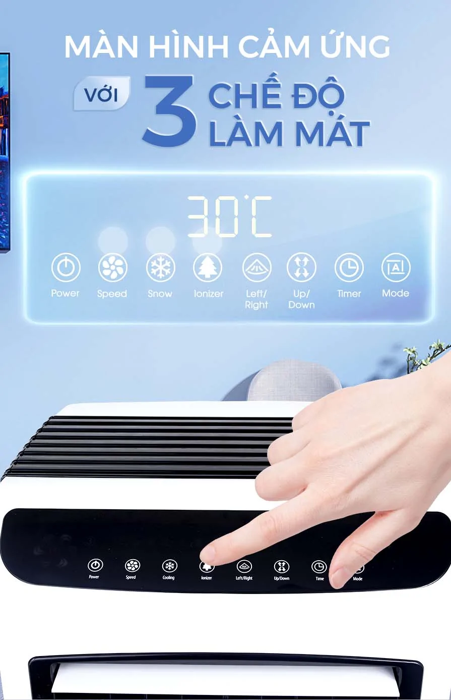 Quạt Làm Mát Không Khí Iruka I-99 200W - Thái Lan