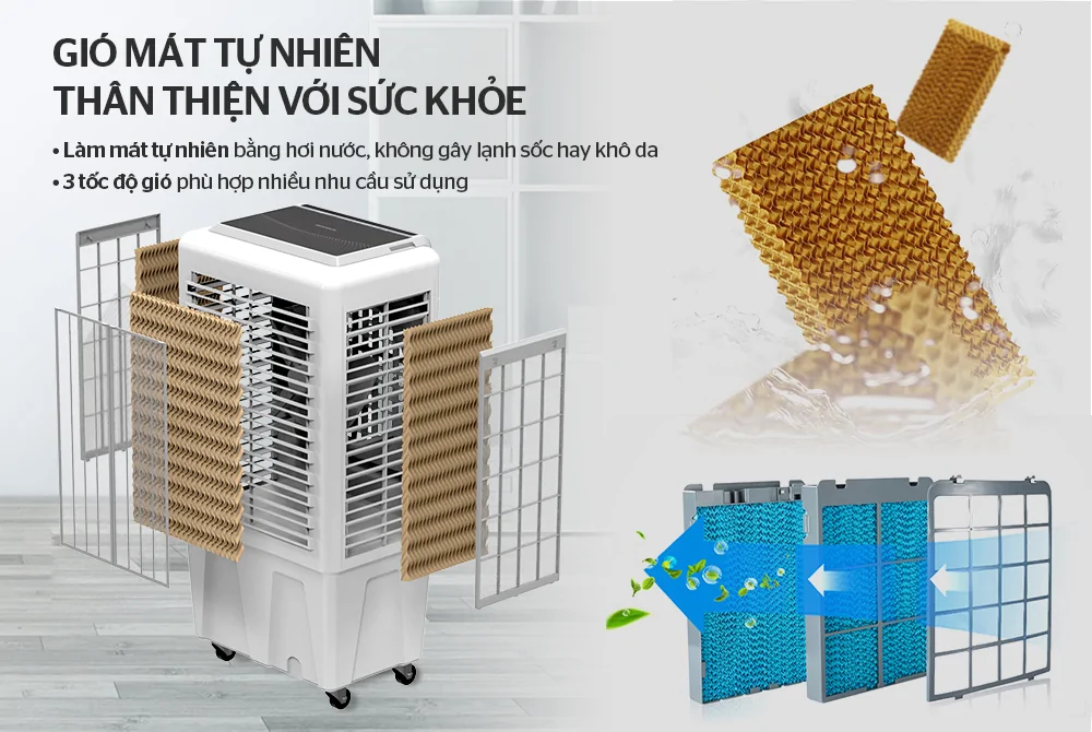 Máy Làm Mát Không Khí Sunhouse SHD7776 200W