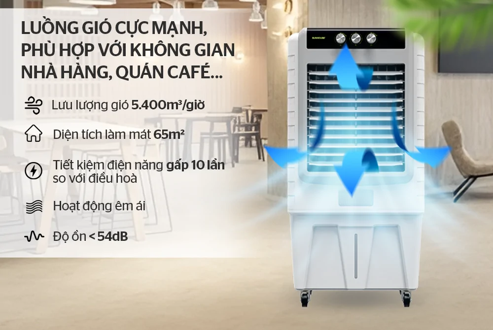 Máy Làm Mát Không Khí Sunhouse SHD7776 200W