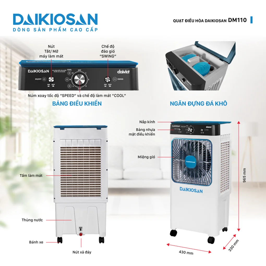 Quạt Điều Hoà Daikiosan DM110