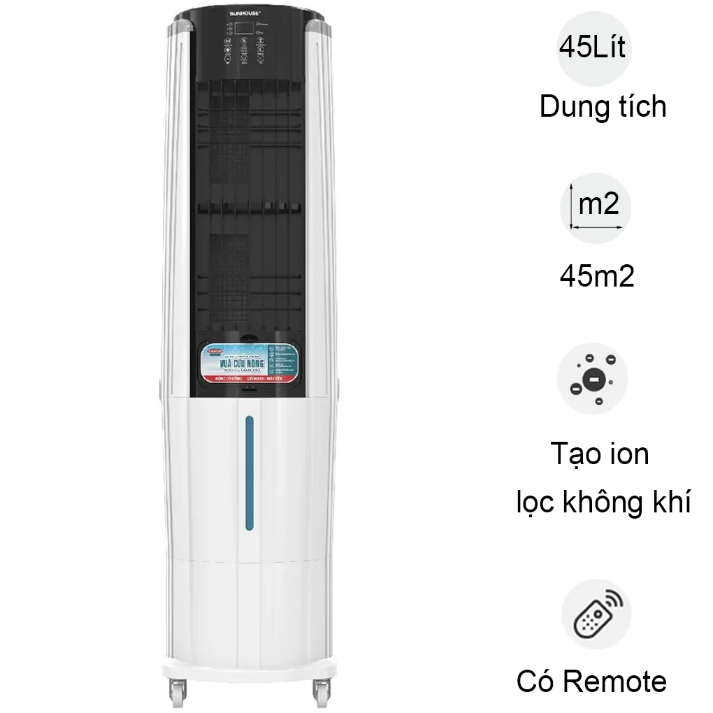 Máy Làm Mát Không Khí Sunhouse SHD7737 220W