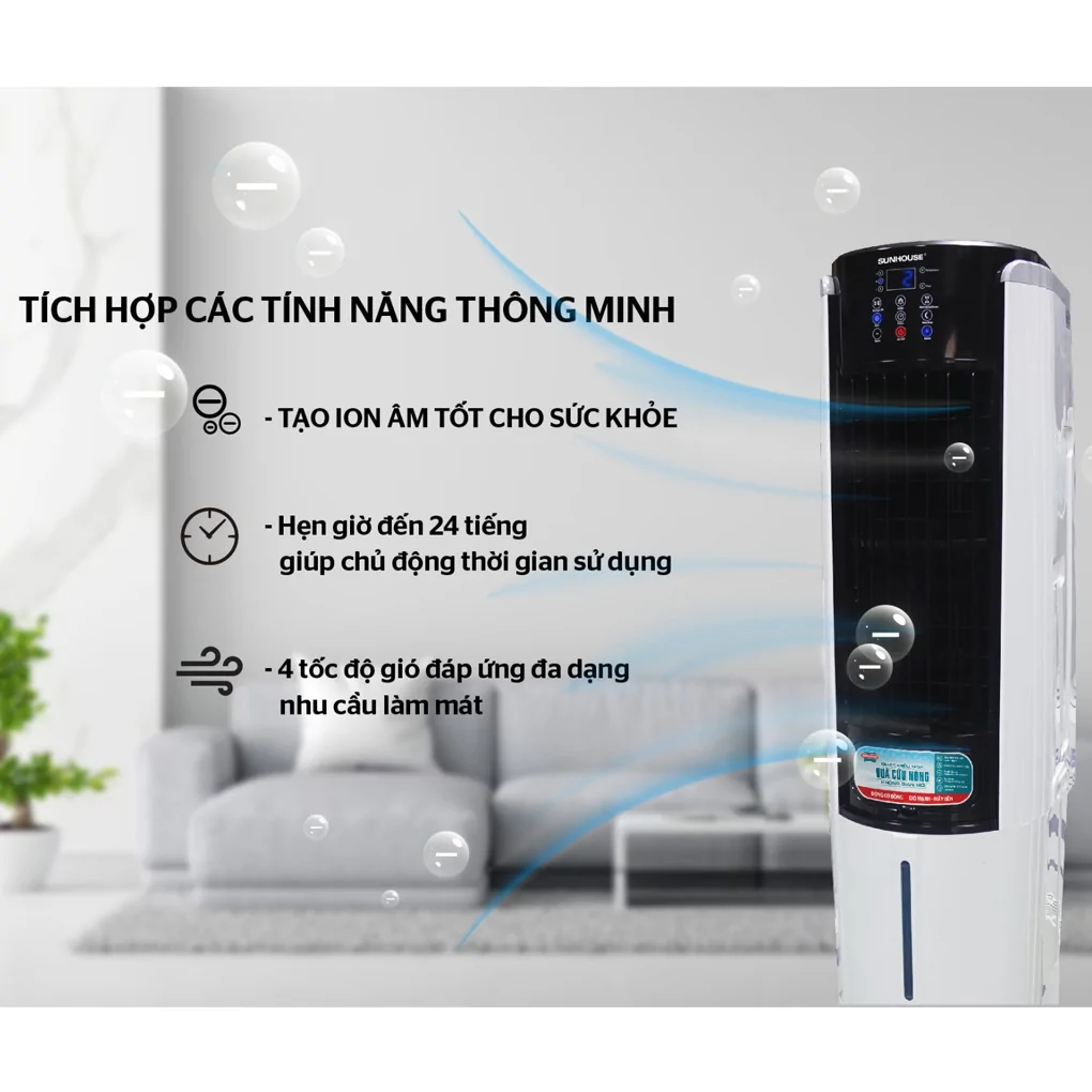 Máy Làm Mát Không Khí Sunhouse SHD7737 220W