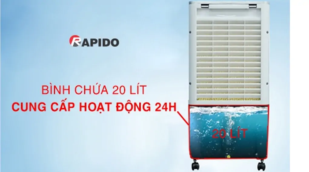 Quạt Điều Hòa Không Khí Rapido Everest 3000-D