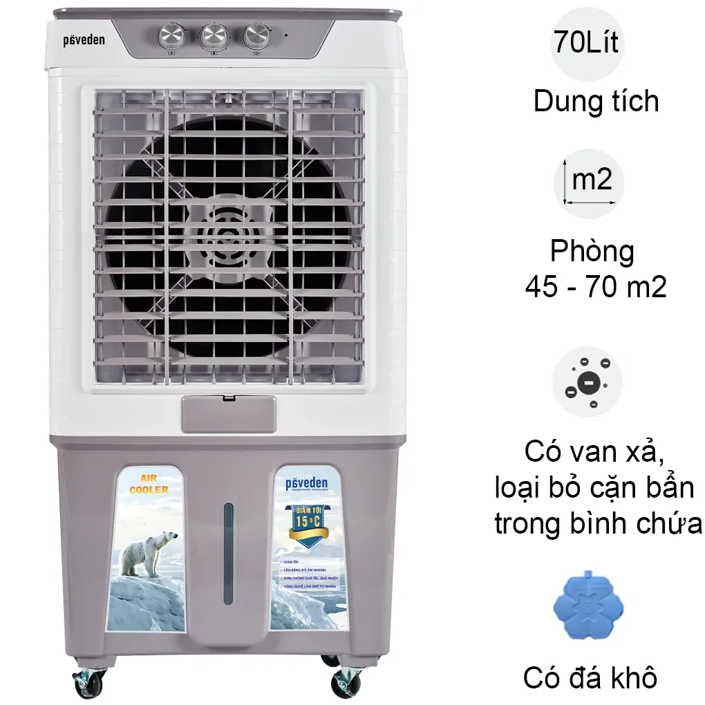 Quạt Điều Hòa Paveden PAC-288U 200W
