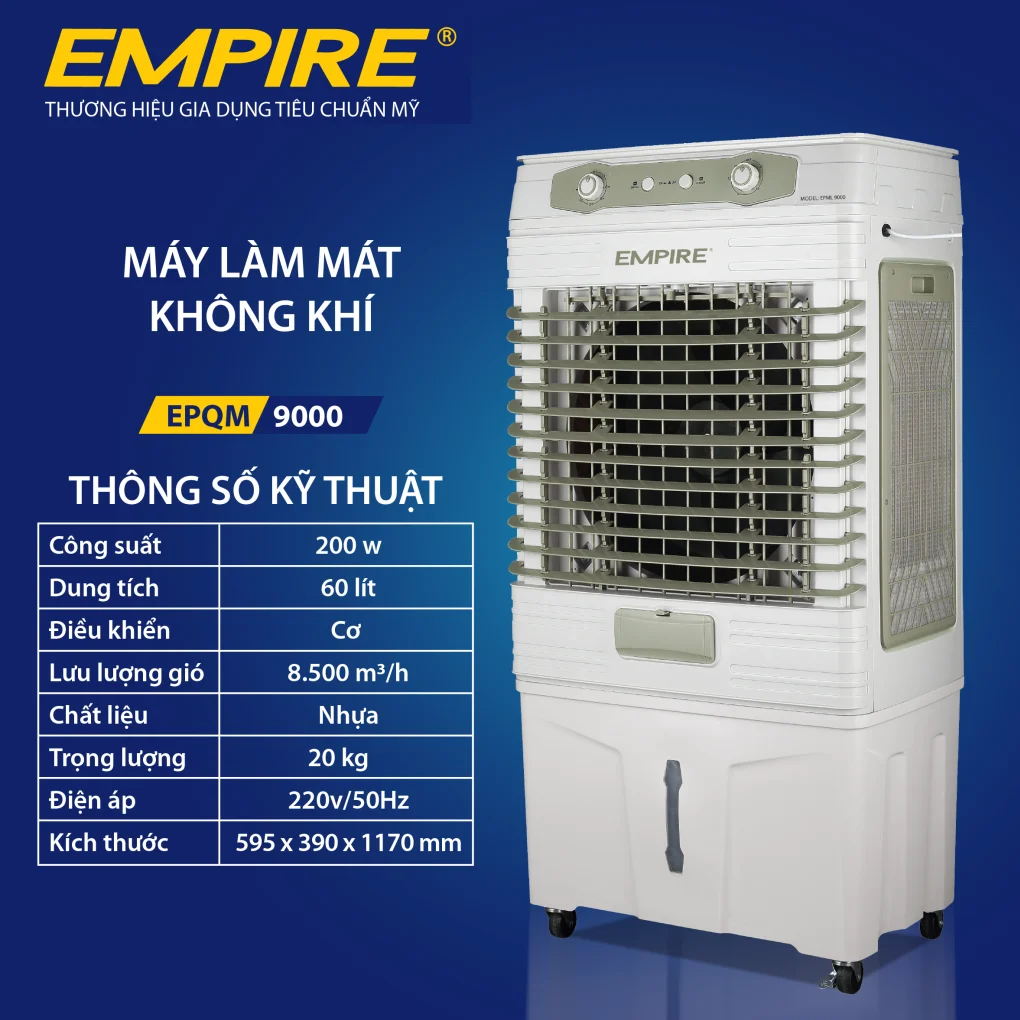 Quạt Điều Hòa Empire EPQM-9000 200W