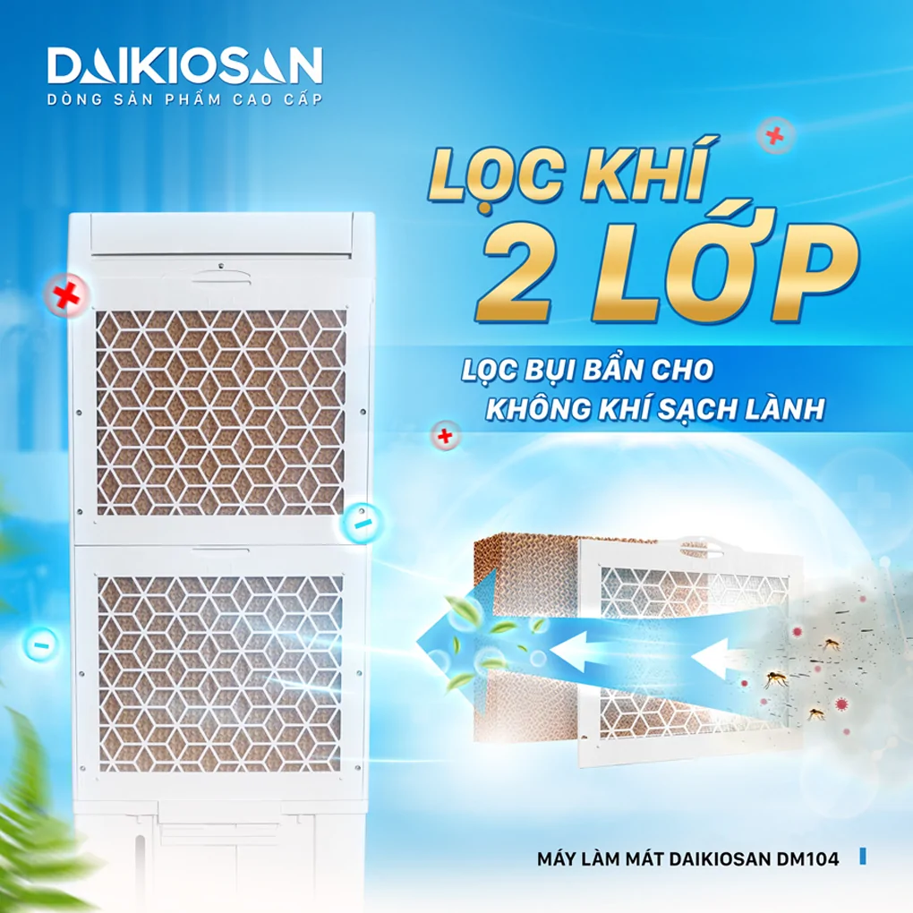 Quạt Điều Hòa Daikiosan DM104 300W