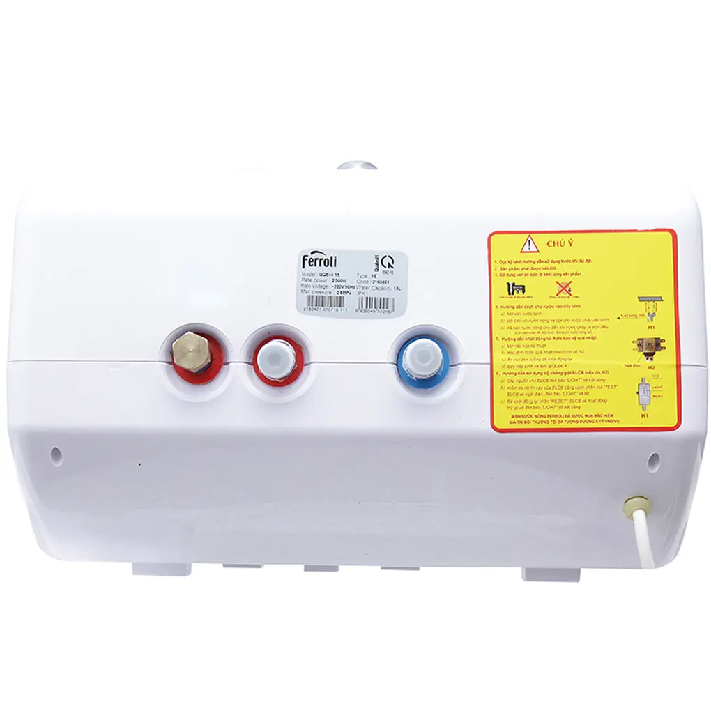 Máy Nước Nóng Gián Tiếp Ferroli QQ Evo 30L ME 30 lít 2.5KW