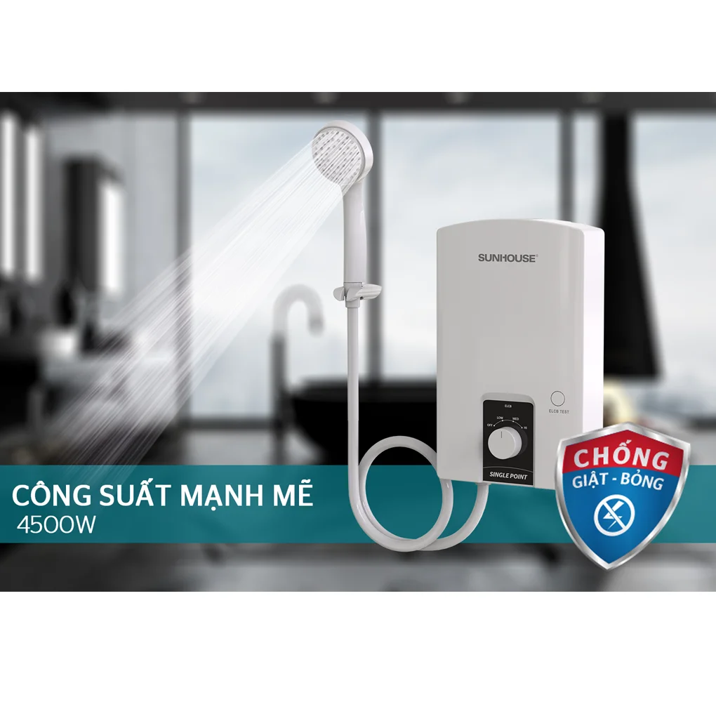 Máy Nước Nóng Trực Tiếp Sunhouse SHA-9452OP