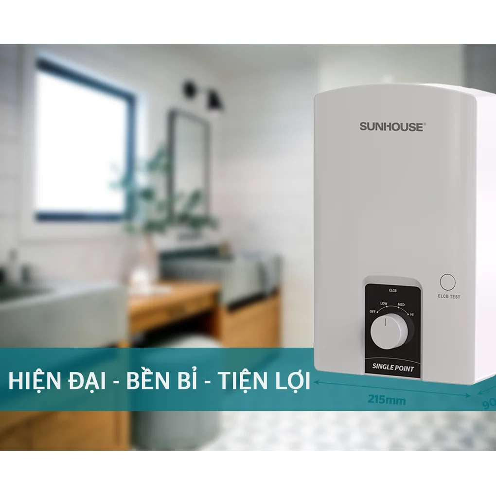 Máy Nước Nóng Trực Tiếp Sunhouse SHA-9452OP