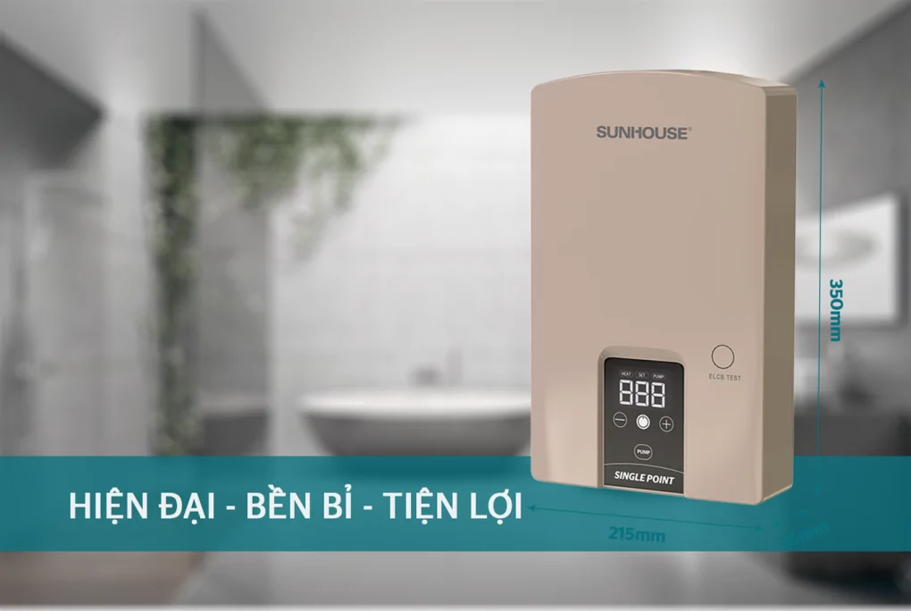 Máy Nước Nóng Trực Tiếp Sunhouse SHA-9454EP 4500W