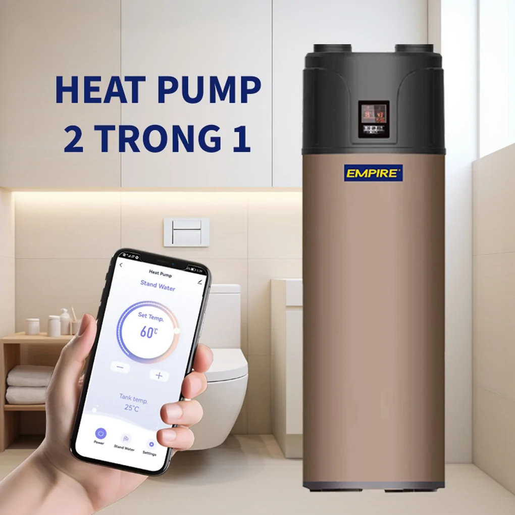 Máy Nước Nóng Heat Pump Empire 2 Trong 1 EPGA-240LD 240 Lít