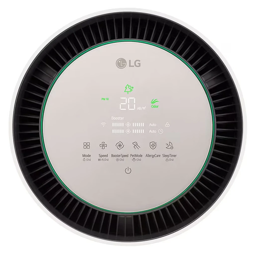 Máy Lọc Không Khí LG 360 Độ Alpha 2 Tầng Màu Vàng Be AS10GDBY0