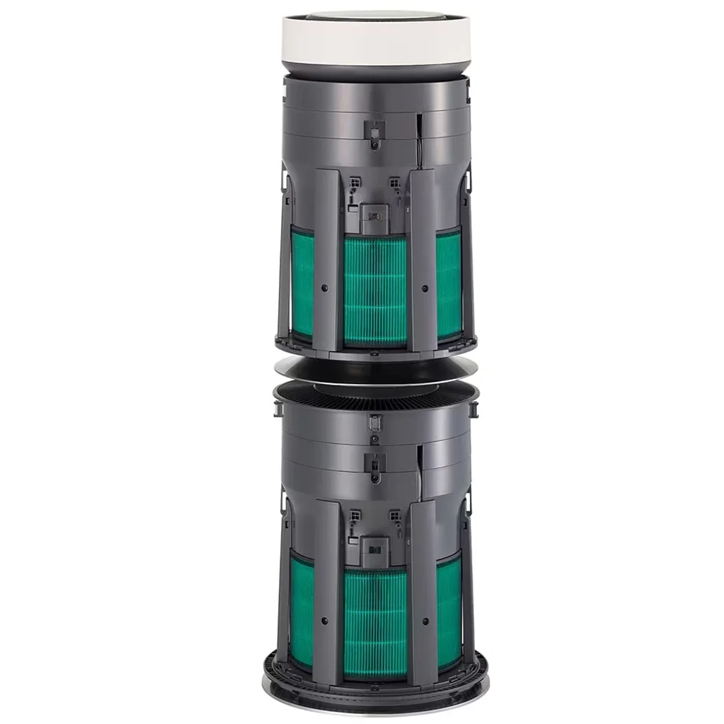 Máy Lọc Không Khí LG 360 Độ Alpha 2 Tầng Màu Vàng Be AS10GDBY0