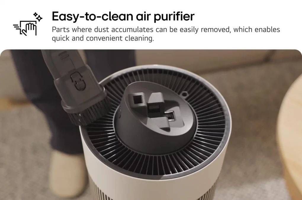Máy Lọc Không Khí LG PuriCare Aero Booster AS55GGSY0.ABAE Màu Be - Hàn Quốc