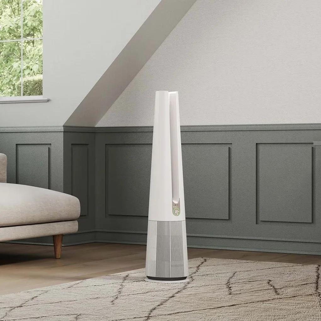 Máy Lọc Không Khí LG PuriCare Aero Tower Hit FS15GPBK0 Màu Be