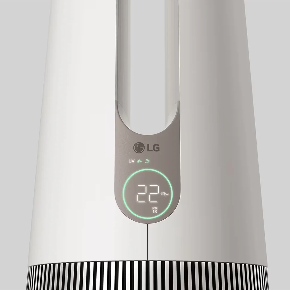 Máy Lọc Không Khí LG PuriCare Aero Tower Hit FS15GPBK0 Màu Be
