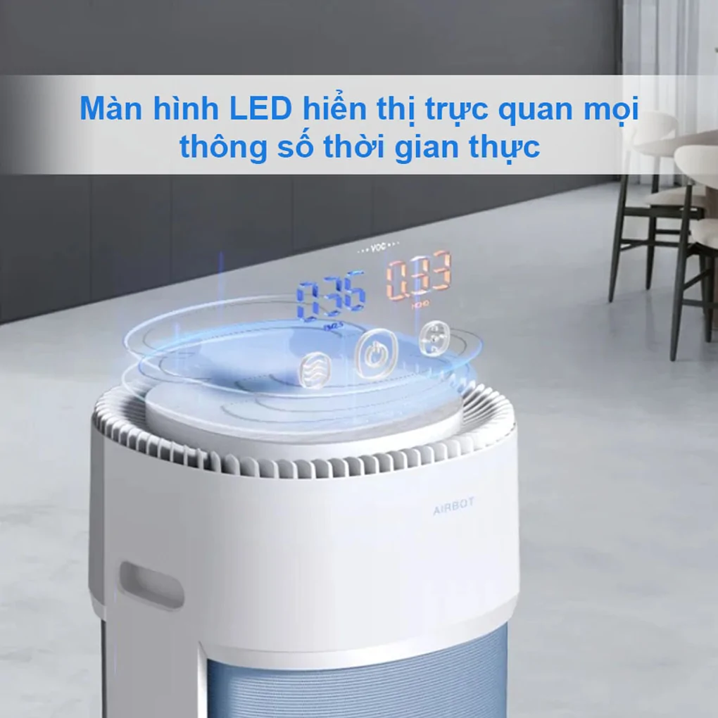 Robot Lọc Không Khí Ecovacs Airbot Andy Pro
