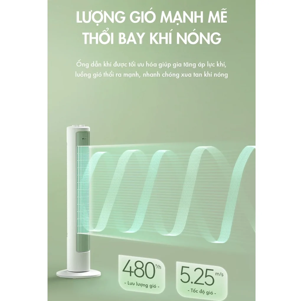 Quạt Tháp Đối Lưu Cao Cấp Bear DFS-D40G1