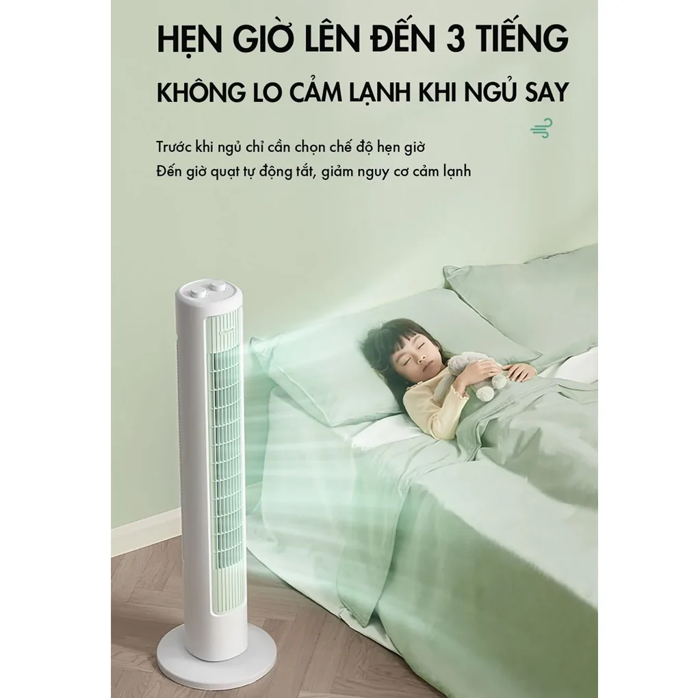 Quạt Tháp Đối Lưu Cao Cấp Bear DFS-D40G1