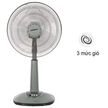 Quạt lỡ Senko L1638 - Xám Đồng