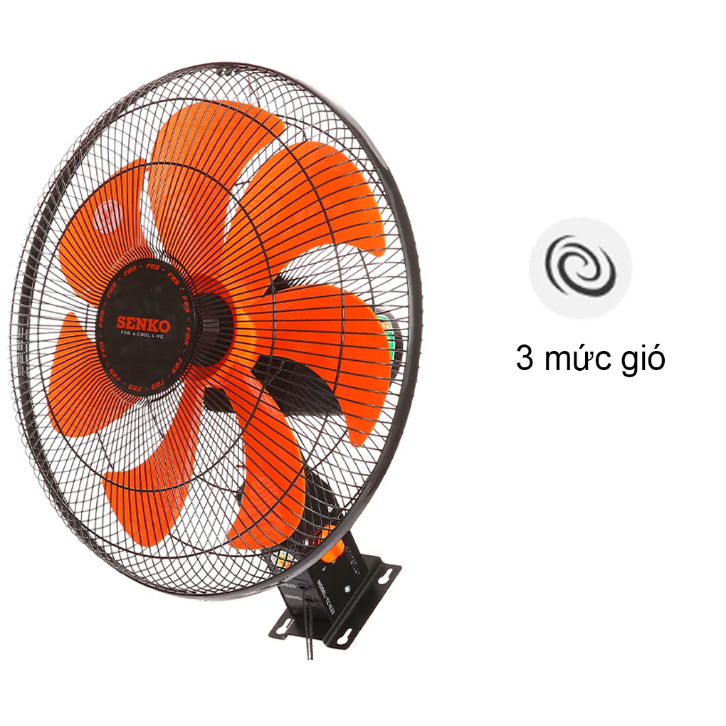Quạt Treo Senko TC1622 - Đen Cam